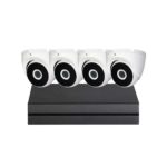 Cooper Series Coaxial Kit DVR with Security Cameras 4PCS 2MP Fixed Eyeball
