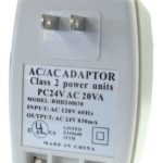 Power Adaptor, 24VAC, 20VA